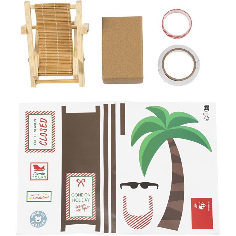 Mini DIY Kit Nissed&oslash;r, P&aring; ferie, 1 pk.