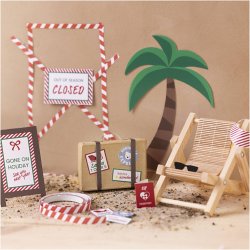 Mini DIY Kit Nissed&oslash;r, P&aring; ferie, 1 pk.