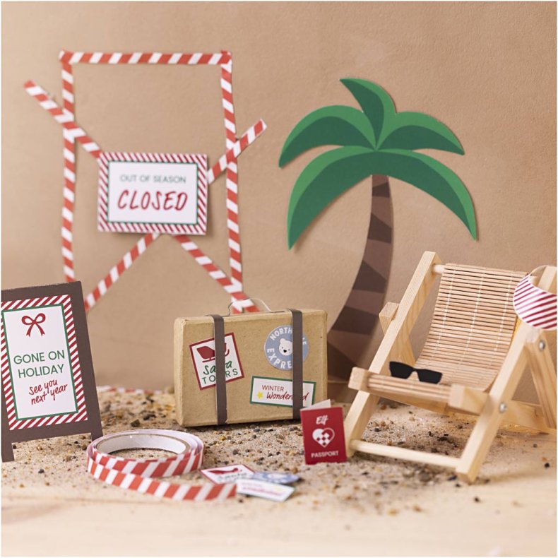 Mini DIY Kit Nissed&oslash;r, P&aring; ferie, 1 pk.