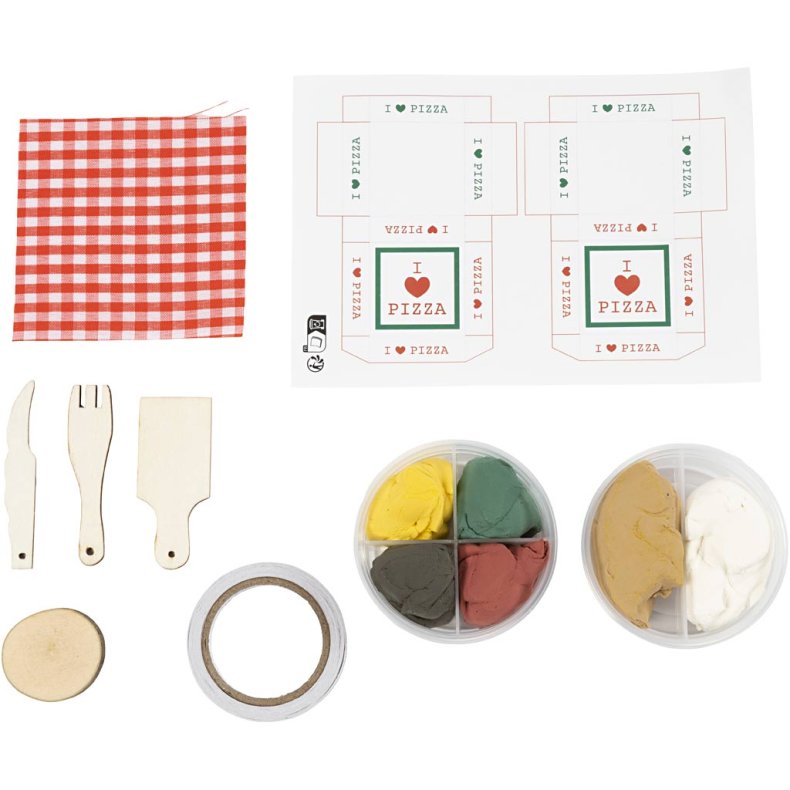 Mini DIY Kit Nissens D&oslash;r, Pizza, 1 pk.