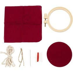 Mini DIY Kit Broderi, Rensdyr, 1 pk.