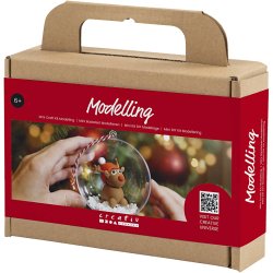 Mini DIY Kit Modellering, Rensdyr, 1 pk.