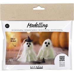 Mini DIY Kit Modellering, Sp&oslash;gelse, 1 pk.