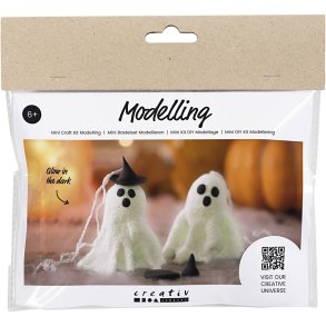 Mini DIY Kit Modellering, Spøgelse, 1 pk.