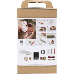 DIY Kit Julepynt, Selvh&aelig;rdende ler, 1 pk.