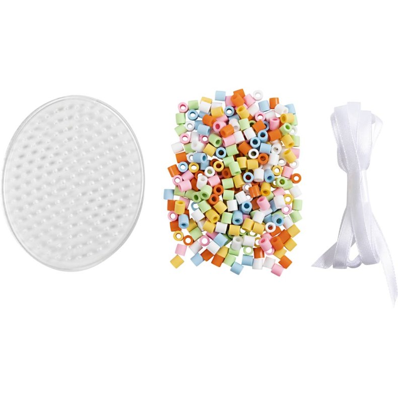 Mini DIY Kit R&oslash;rperler, &AElig;g, ass. farver, 1 pk.