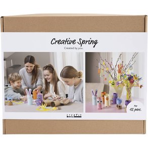 Gruppe DIY Kit Kreativt Forår, forårsfarver, 1 pk.