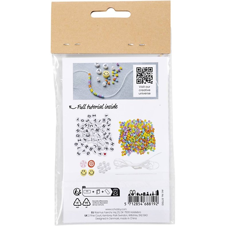 Mini DIY Kit Smykker, Halsk&aelig;der, 1 pk.