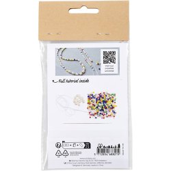 Mini DIY Kit Smykker, Halsk&aelig;der med ferskvandsperler, 1 pk.