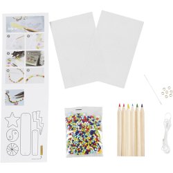 Mini DIY Kit Smykker, Armb&aring;nd krympeplast, 1 pk.