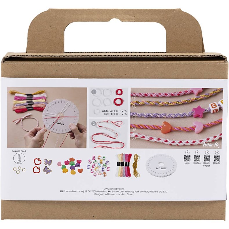 Mini DIY Mix Smykker, Venskabssmykker, 1 pk.