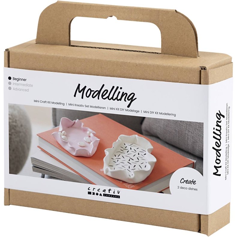 Mini DIY Kit Modellering, Sk&aring;l, 1 pk.