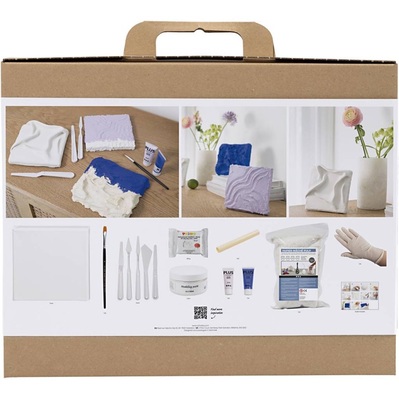 Maxi DIY Kit Modellering, V&aelig;gdekoration, 1 pk.