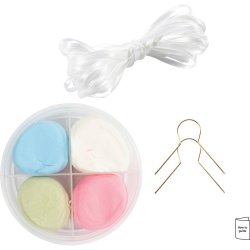 Mini DIY Kit Modellering, Marmorerede &aelig;g, 1 pk.