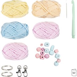 Start DIY Kit H&aelig;kle, Tasker, ass. farver, 1 pk.