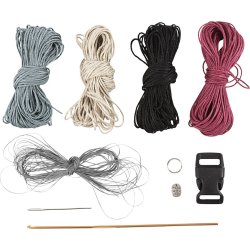 Mini DIY Kit H&aelig;kle, Hundehalsb&aring;nd, 1 pk.