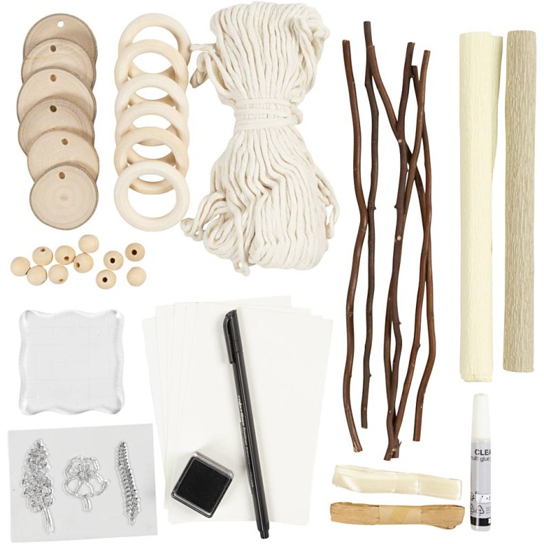 DIY Kit Bordpynt, natur, 1 pk.