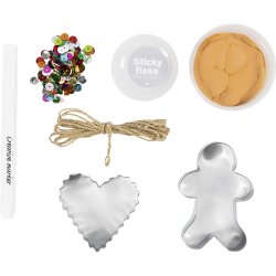 DIY Kit Modellering, Sm&aring;kagefigurer, mellem brun, 1 pk.