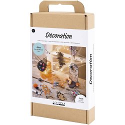 DIY Kit Dekoration, Insekter, orme og gravsten, ass. farver, 1 pk.