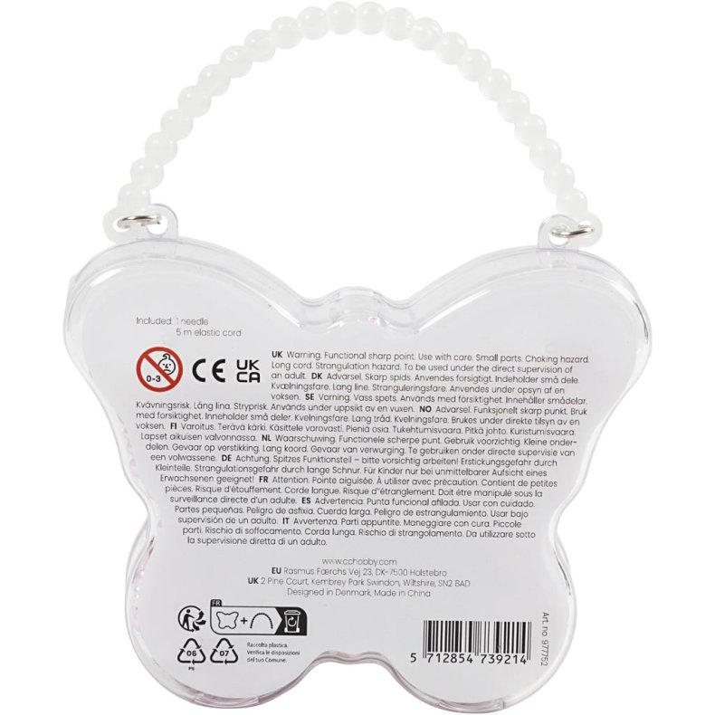 Voksperler, hulstr. 1,3-2,5 mm, ca. 1800+ stk., pastelorange, soft rosa, lys lilla, perlemor, 127 g, 1 pk.