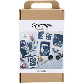 DIY Kit Cyanotypi, blå, 1 pk.