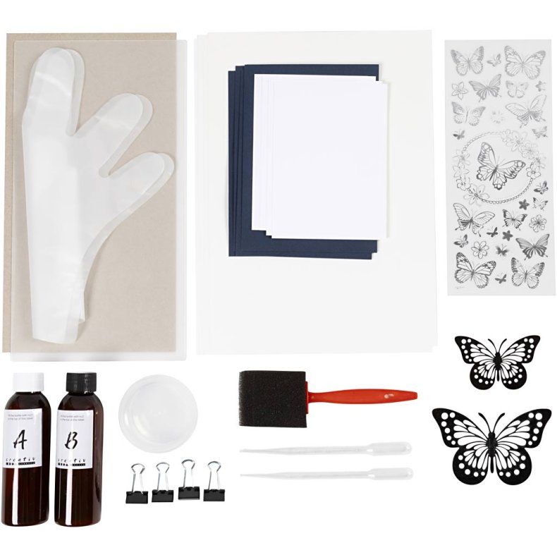 DIY Kit Cyanotypi, bl&aring;, 1 pk.