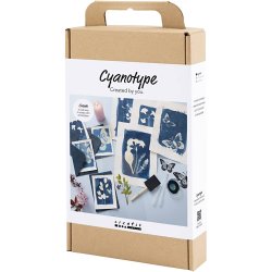 DIY Kit Cyanotypi, bl&aring;, 1 pk.