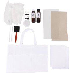 DIY Kit Cyanotypi, Tekstil, bl&aring;, 1 pk.