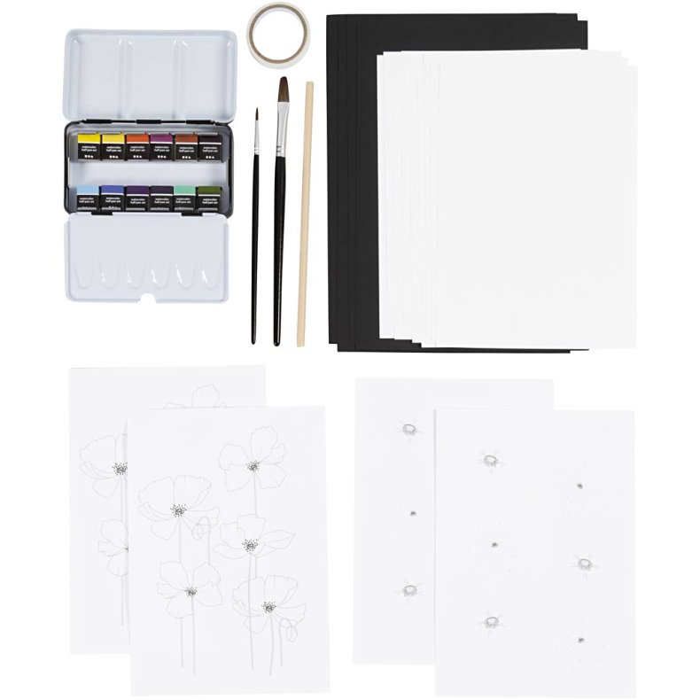 DIY Kit Akvarel, 1 pk.