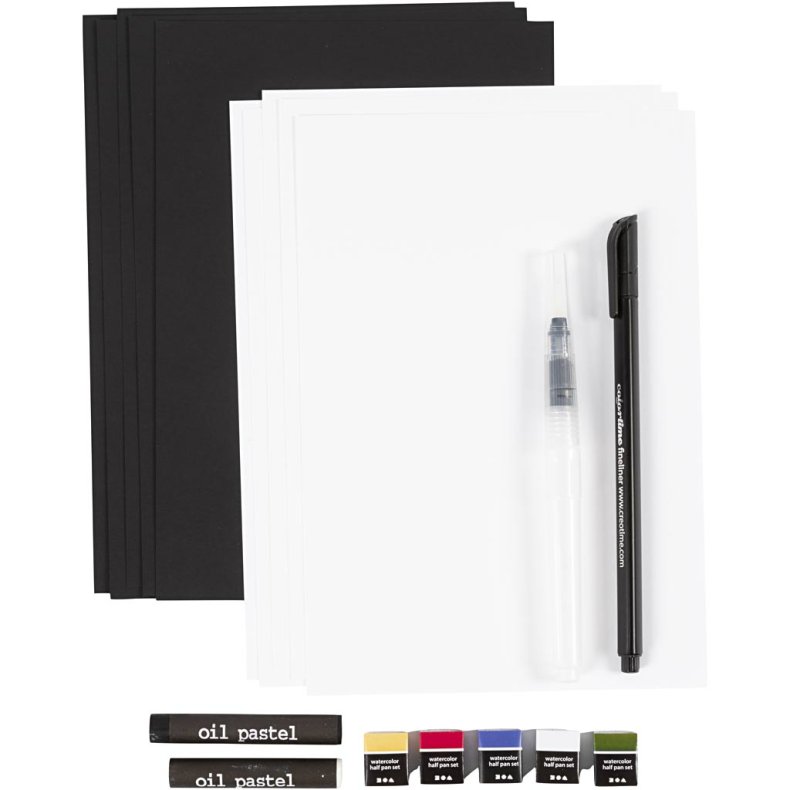 DIY Mix Akvarel, ass. farver, 1 pk.