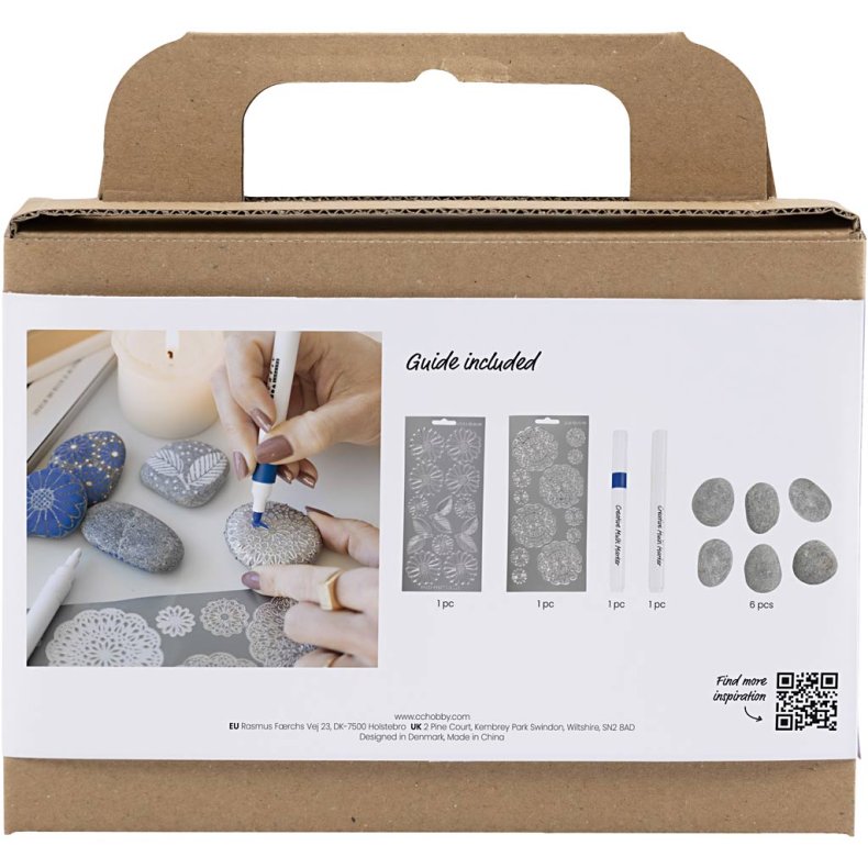 Mini DIY Kit Stendekoration, bl&aring;, 1 pk.