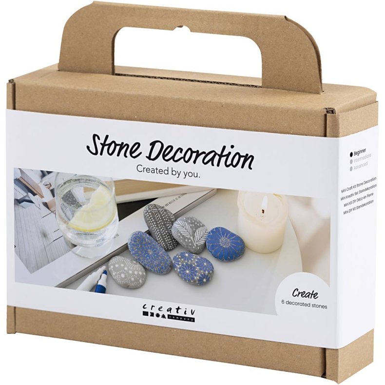 Mini DIY Kit Stendekoration, bl&aring;, 1 pk.