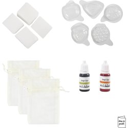 DIY Kit S&aelig;befremstilling, Frugt, gr&oslash;n, orange, 1 pk.