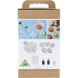 DIY Kit S&aelig;befremstilling, Frugt, gr&oslash;n, orange, 1 pk.