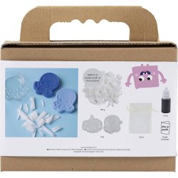 DIY Kit S&aelig;befremstilling, Havdyr, bl&aring;, 1 pk.