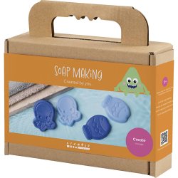 DIY Kit S&aelig;befremstilling, Havdyr, bl&aring;, 1 pk.