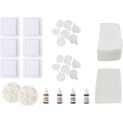 Gruppe DIY Kit S&aelig;befremstilling, bl&aring;, gr&oslash;n, orange, pink, 1 pk.