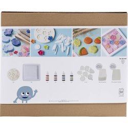 Gruppe DIY Kit S&aelig;befremstilling, bl&aring;, gr&oslash;n, orange, pink, 1 pk.