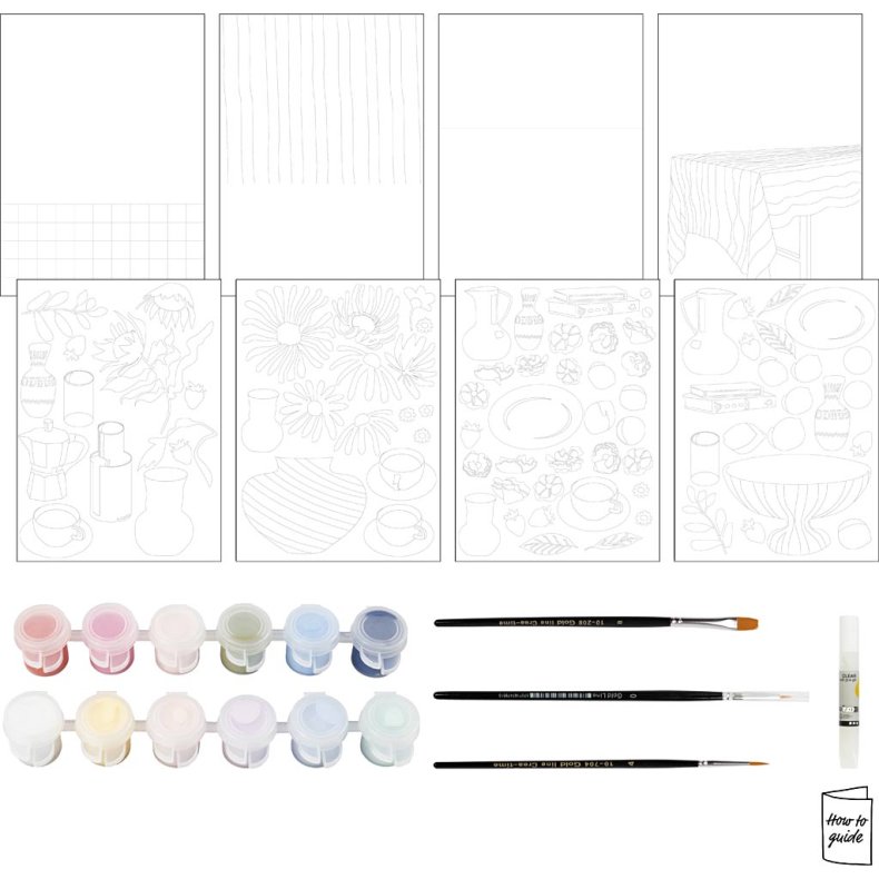 DIY Kit Farvel&aelig;gning, Collage, 1 pk.