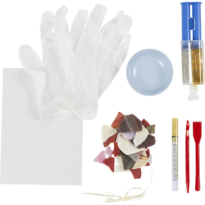 DIY Kit Kintsugi, Oph&aelig;ng, ass. farver, 1 pk.