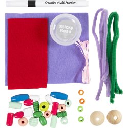 Mini DIY Kit Dekoration, Nisser, ass. farver, 1 pk.