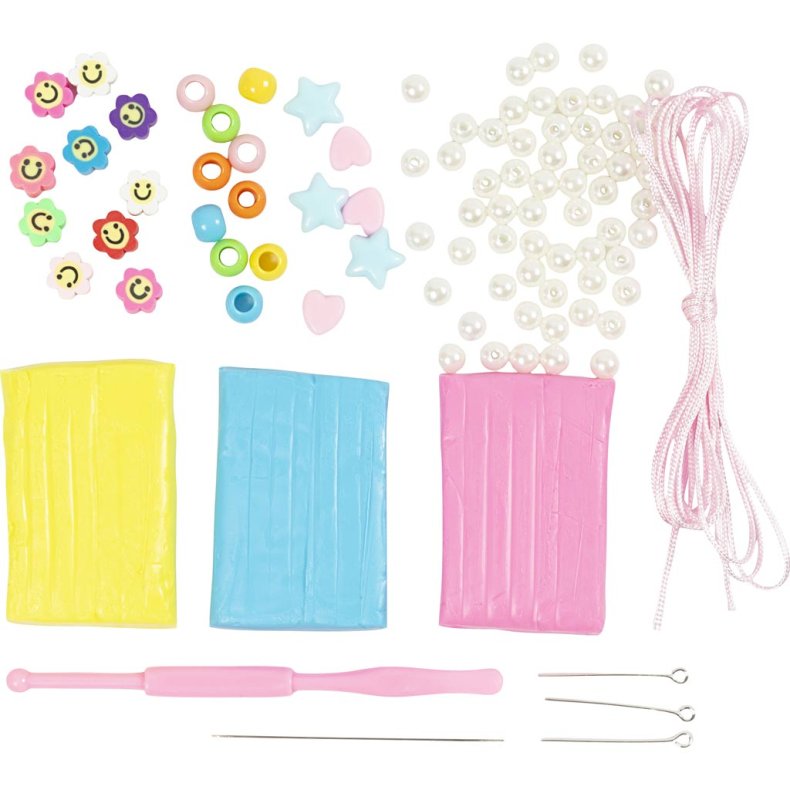 Mini DIY Kit Modellering, Mobilvedh&aelig;ng, ass. farver, 1 pk.