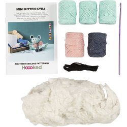 DIY Kit Amigurumi, Mus, mint, 1 pk.