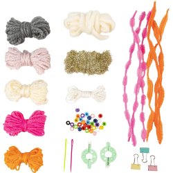 DIY Kit V&aelig;vning, V&aelig;goph&aelig;ng, ass. farver, 1 pk.