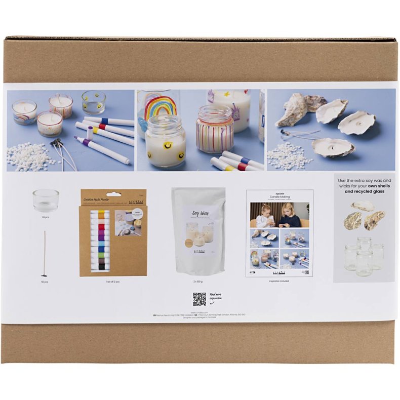 Gruppe DIY Kit Lysst&oslash;bning, Lysglas, 1 pk.