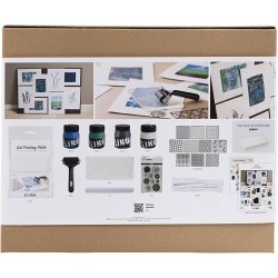 Gruppe DIY Kit Gel Print, Farvede prints, 1 pk.
