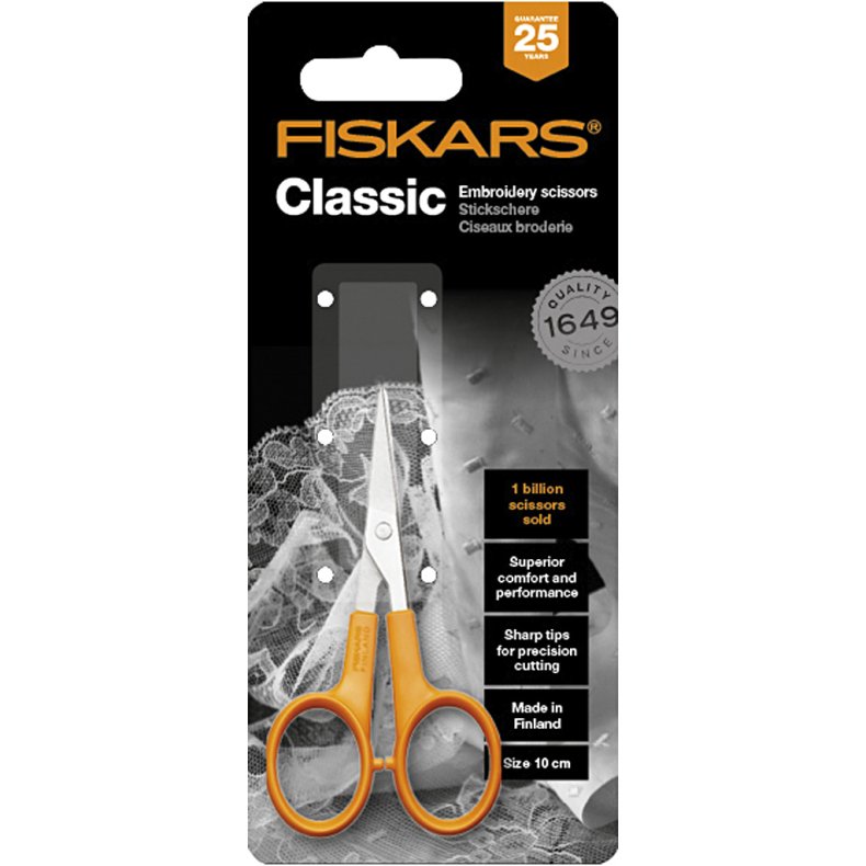 Fiskars Classic Pr&aelig;cisionssaks, L: 10 cm, 1 stk.