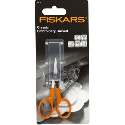 Fiskars Classic Pr&aelig;cisionssaks, L: 10 cm, kurvet spids, 1 stk.