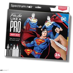 DIY Kit Illustration, Superman, ass. farver, 1 pk.