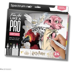 DIY Kit Illustration, Harry Potter: Magiske f&oslash;lgesvende , ass. farver, 1 pk.
